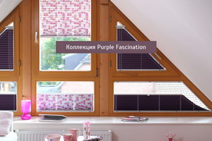 Шторы плиссе COSIFLOR коллекция Purple Fascination / Цвет: фиолетовый